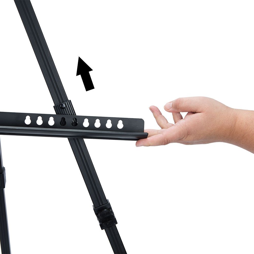 Adjustable bottom canvas holder-accepts canvanes as high as 60"