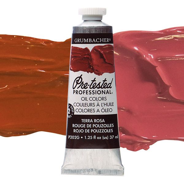 Grumbacher Pre-Tested Oil Paint 37 ml Tube - Terra Rosa Hue