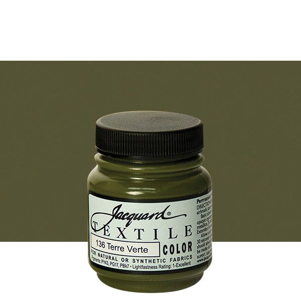 Jacquard Permanent Textile Color 2.25 oz. Jar - Terre Verte