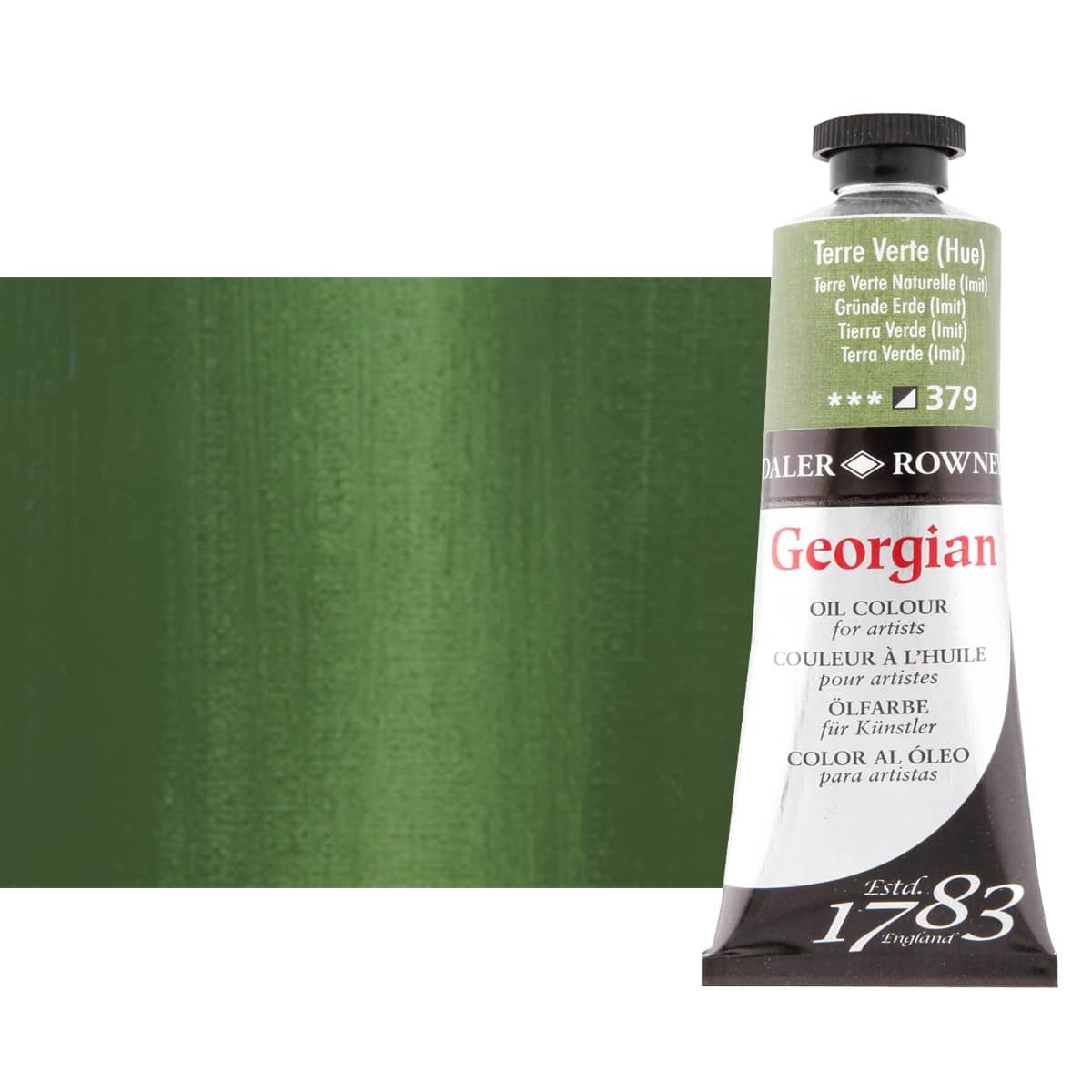 Daler-Rowney Georgian Oil Color 38ml Tube - Terre Verte