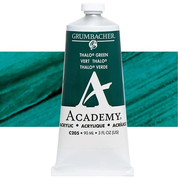 Grumbacher Academy Pittura A Olio 150 Ml - Thalo Green (Blue Shade) - Colore Brillante Per Artisti