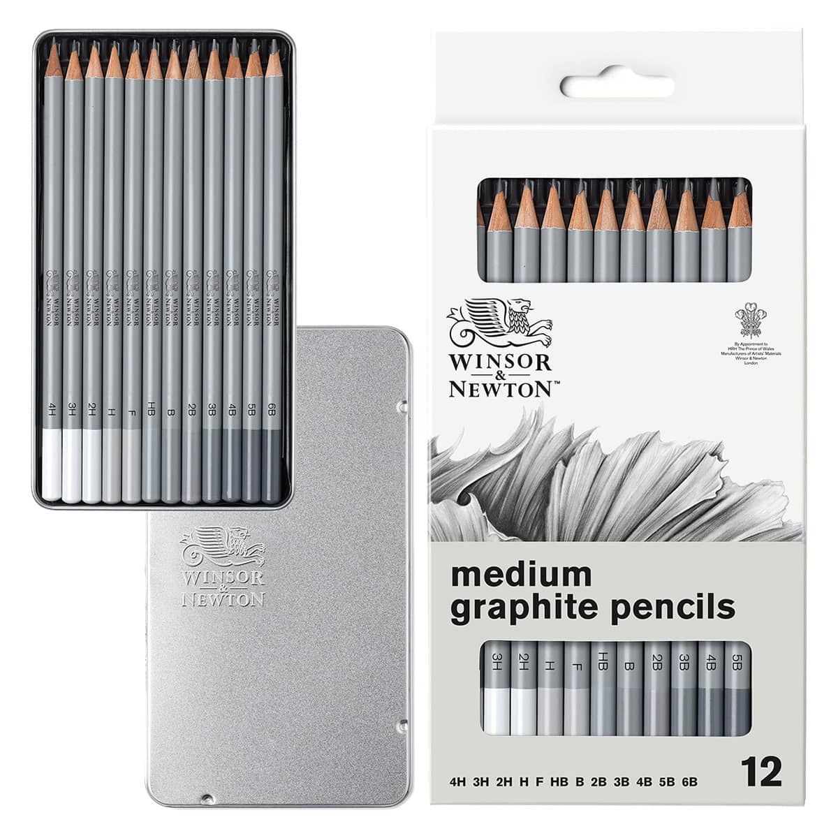 Winsor & Newton Studio Collection 12 Graphite Pencil Set