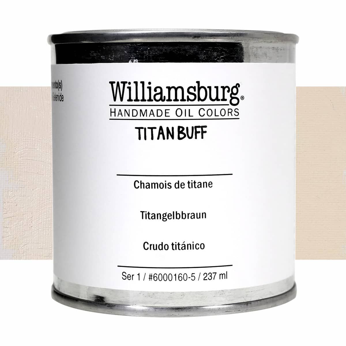 Williamsburg Oil Color 237 ml Can Titanium Buff
