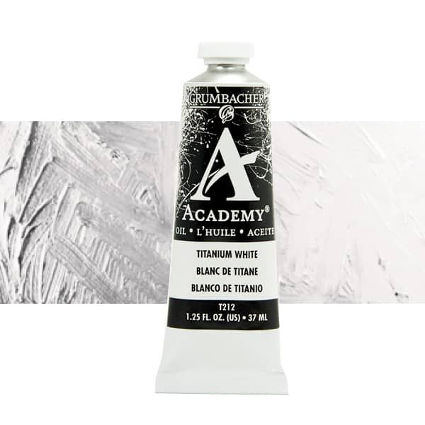 Grumbacher Academy Oil Color 37 ml Tube - Titanium White