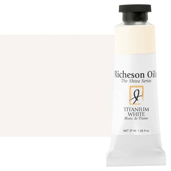 Shiva Signature Artist Oil Color 37ml Tube - Titanium White