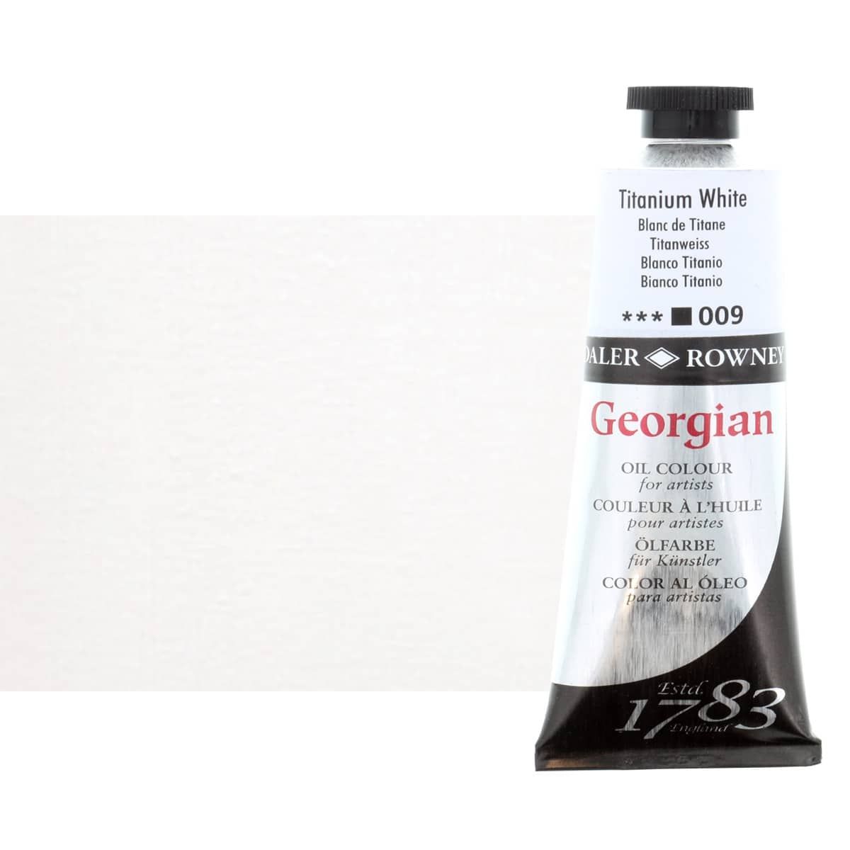 Daler-Rowney Georgian Oil Color 75ml Tube - Titanium White