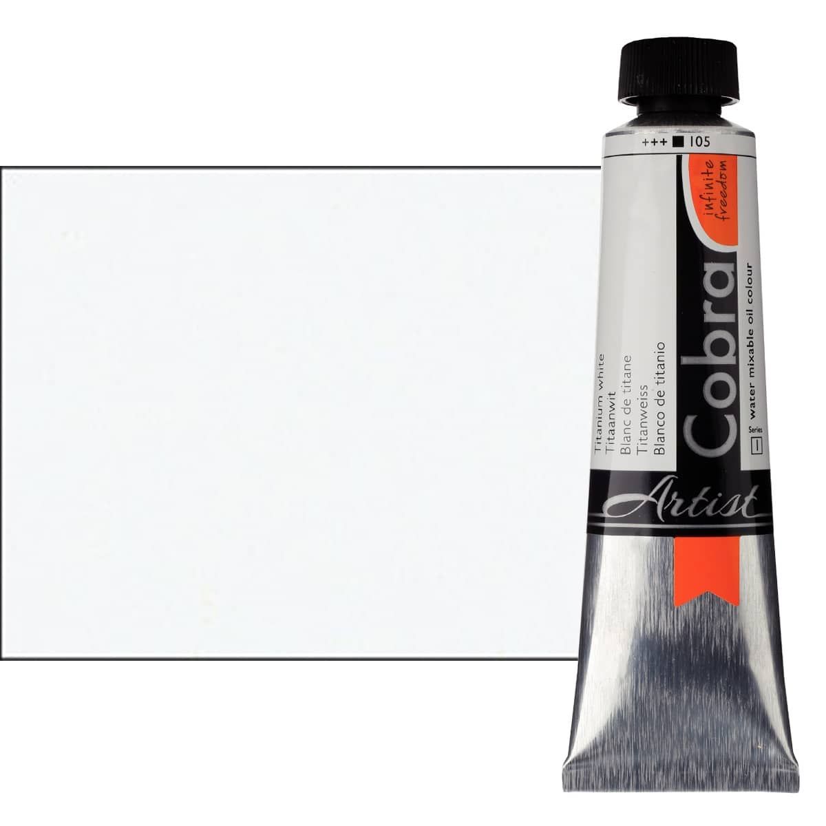 Cobra Water-Mixable Oil Color 40 Ml Tube - Primary Yellow - View #4