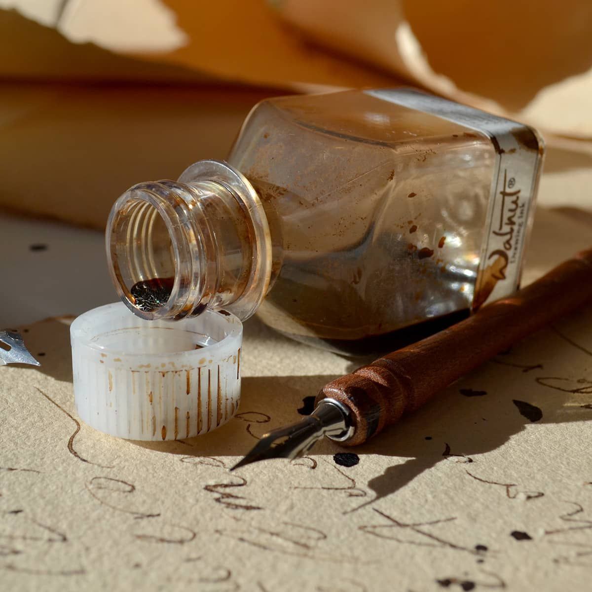 Rembrandt and DaVinci used walnut ink in their drawings - now you can too!