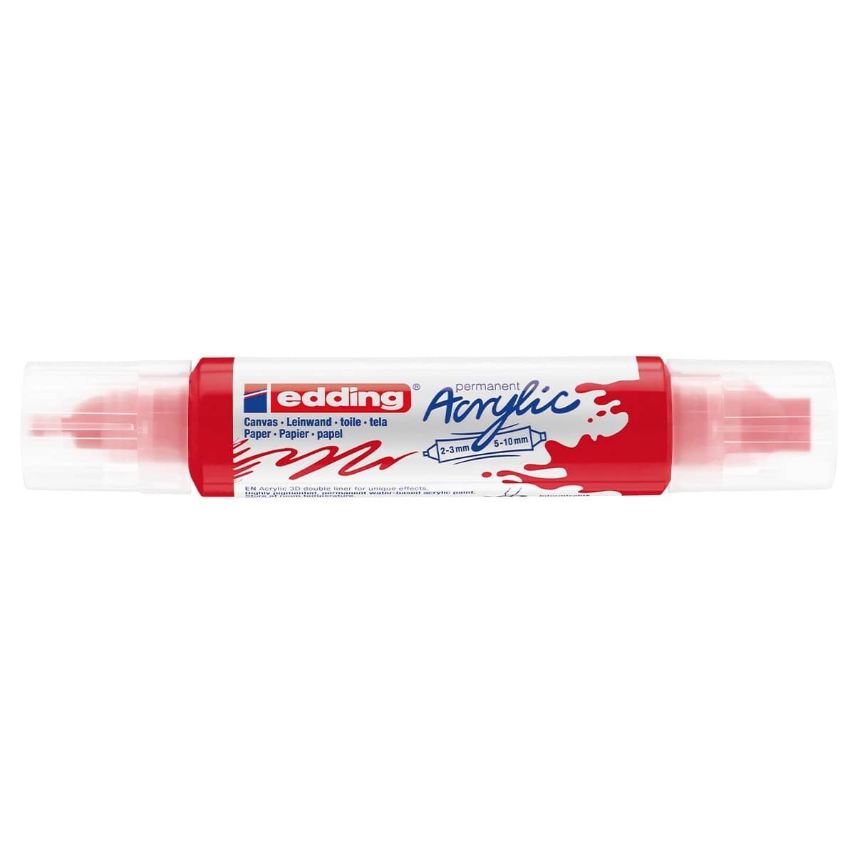 Edding 5400 Acrylic 3D Double Liner Traffic Red