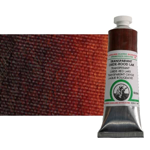 Old Holland Classic Oil Color 40 ml Tube - Transparent Oxide-Red Lake 
