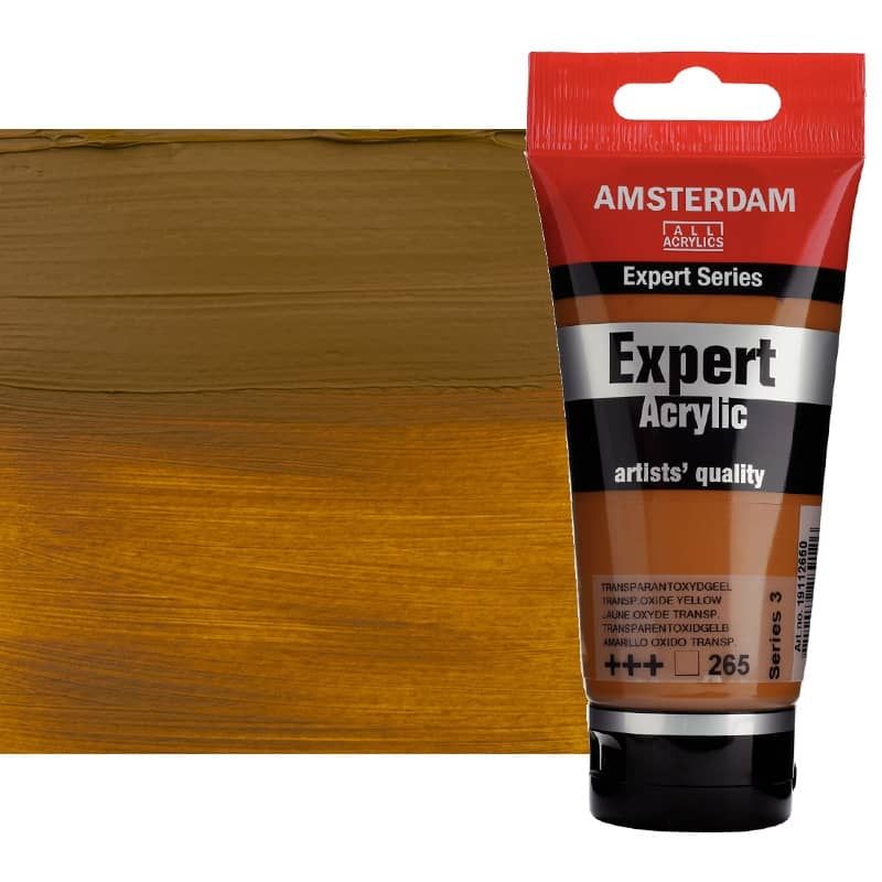 Amsterdam Expert Series Acrylic Tubo 75 Ml | Colore Ossido Trasparente Marrone 426 | Pittura Acrilica A Corpo Alto Con Pigmenti Puri | Resistenza Alla Luce Garantita 100 Anni