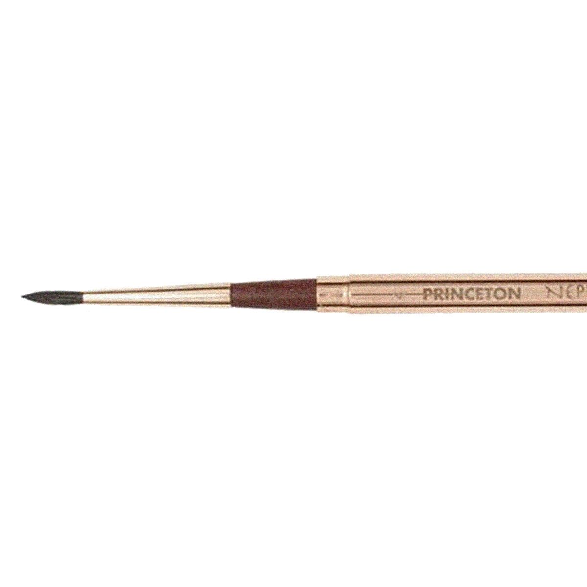 Princeton Neptune Synthetic Watercolor Brush Series 4750 Travel Round sz. 4