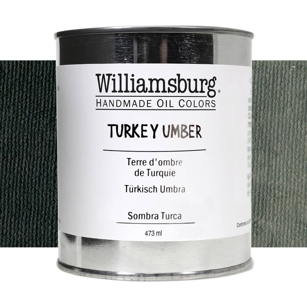 Williamsburg Handmade Oil Paint - Turkey Umber, 473ml Can | Jerry's ...