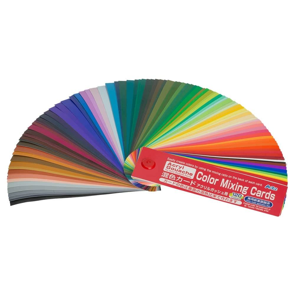 Acryl Gouache Color Mixing Guide 