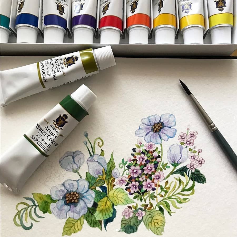 Turner professional watercolor paints