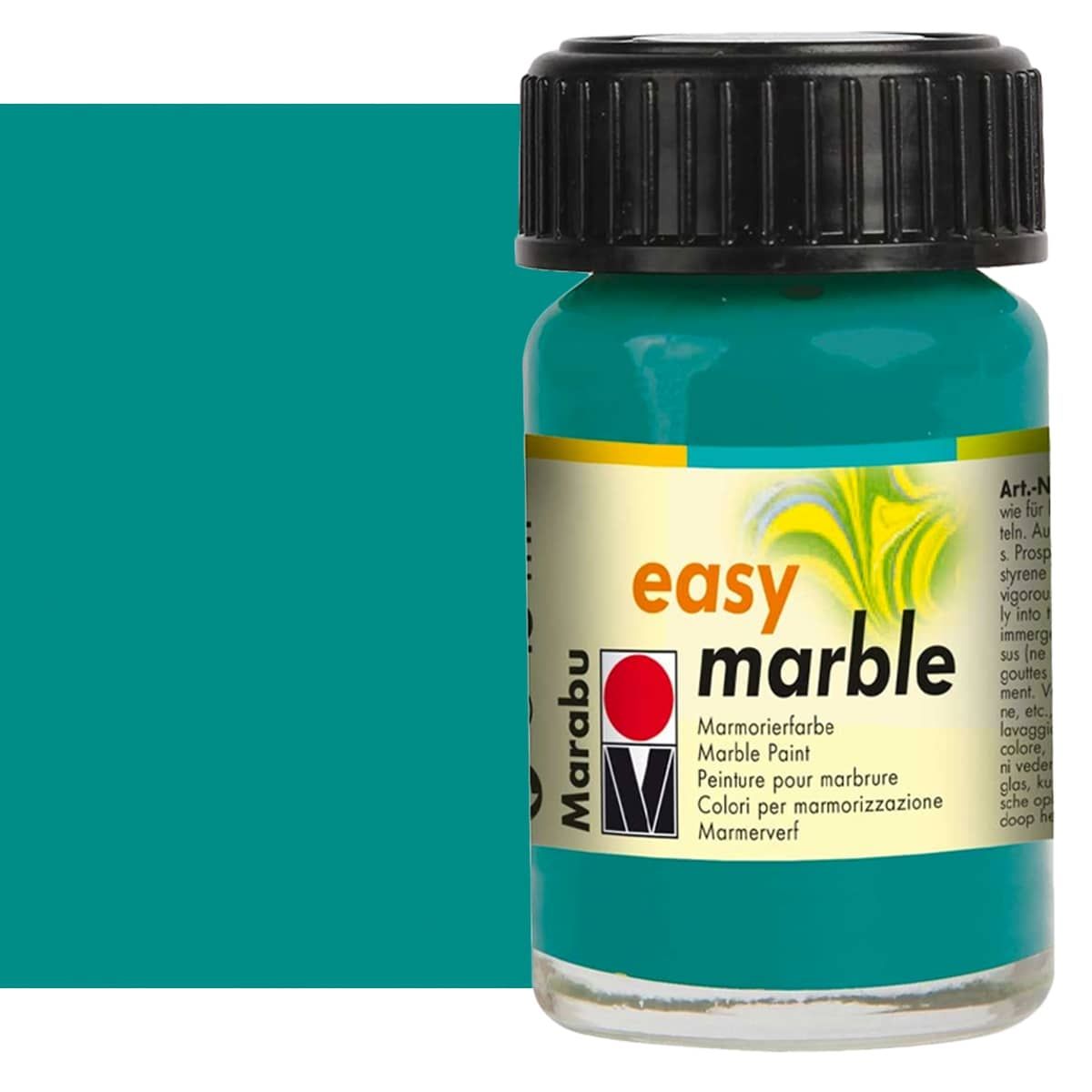 Marabu Easy Marble Turquoise Paint, 15ml