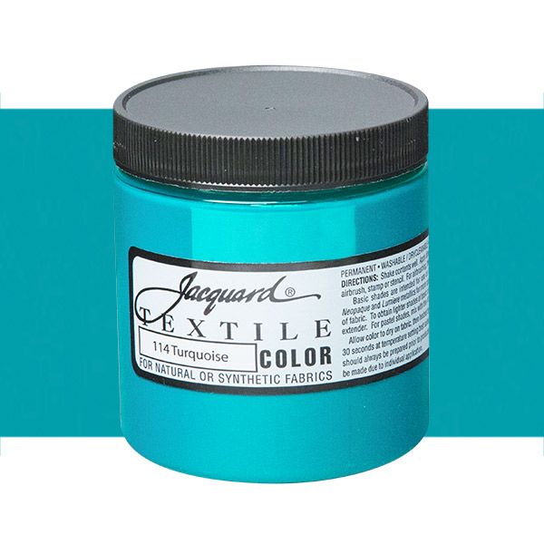 Jacquard Permanent Textile Color 8 oz. Jar Turquoise Jerry's Artarama