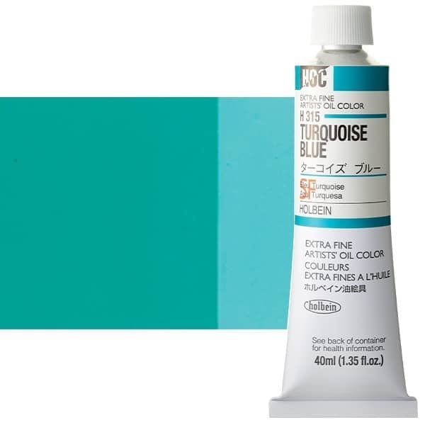 Holbein Artists' Oil Color – 40ml Tube In Misty Blue (Brand New)