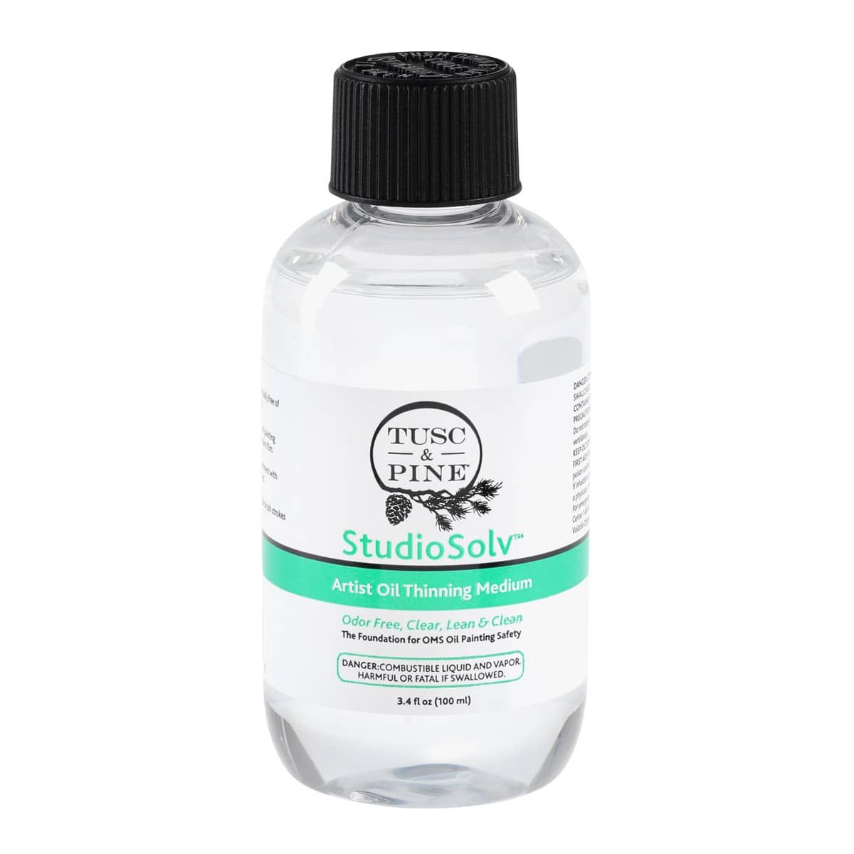 StudioSolv™ Artist Oil Thinning Medium (16.9oz) with Silicoil Brush Cleaner  Tank and 120 Count Soho Wipes Set