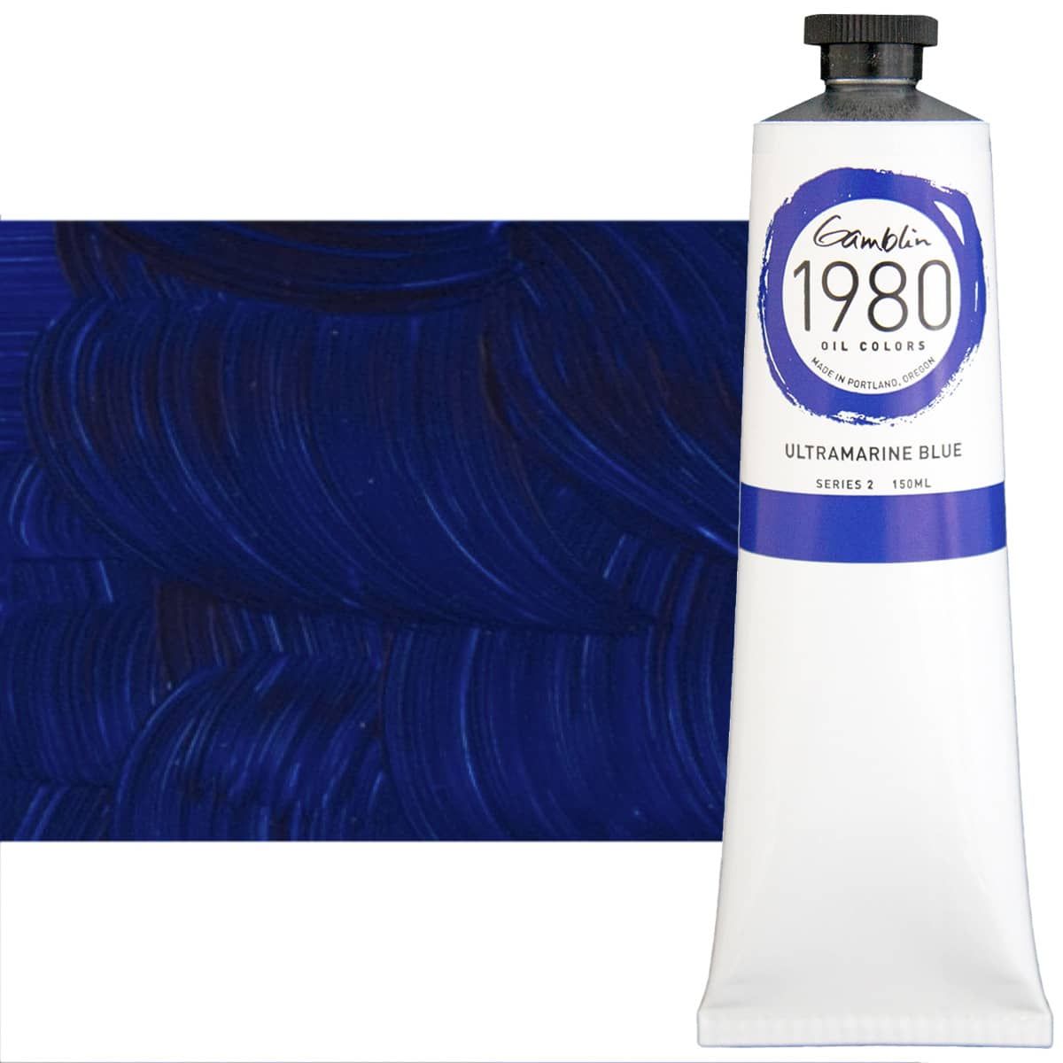 Gamblin 1980 Oil Paint Tube - Cobalt Blue, 37ml, Student Grade - View #6