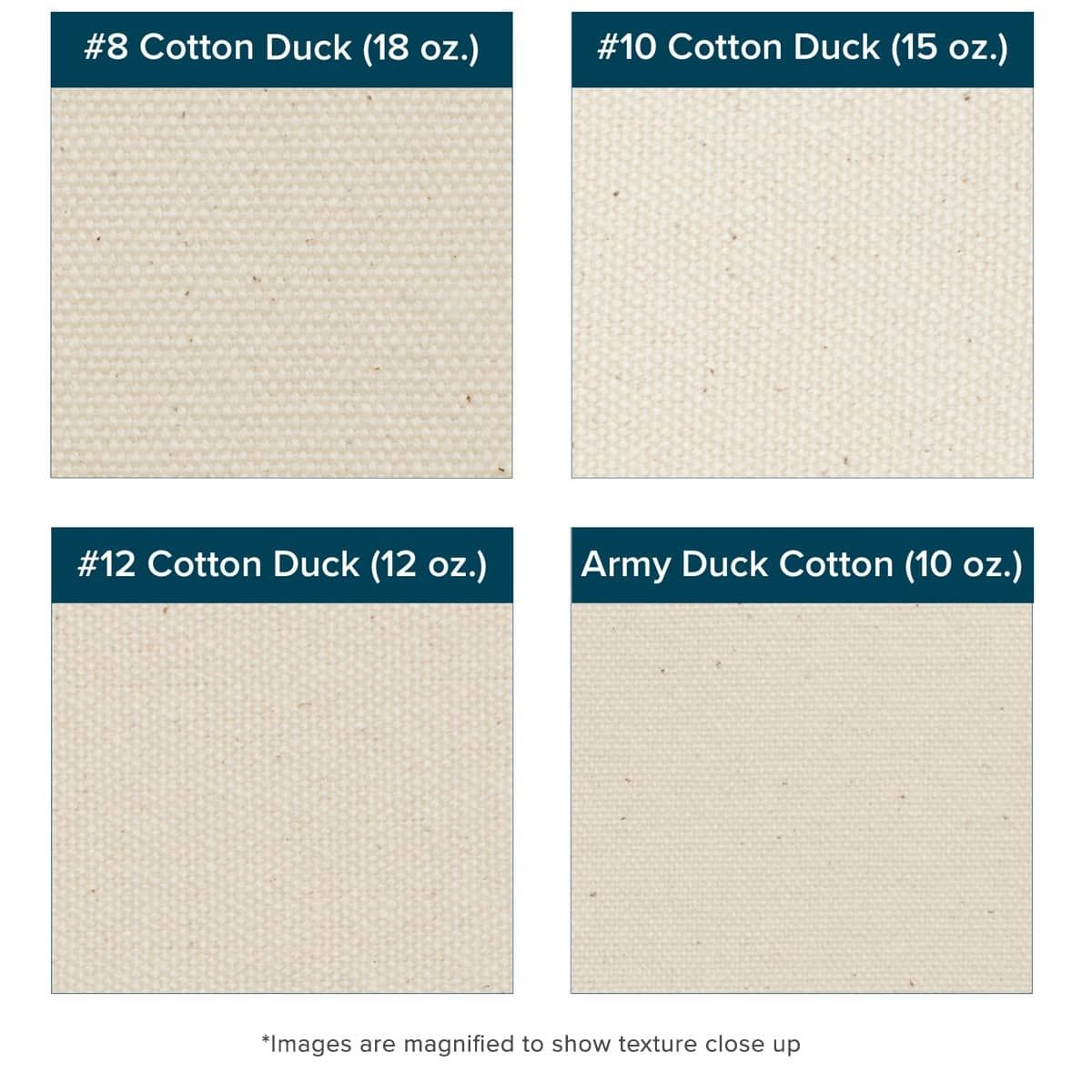 Unprimed Cotton Duck #10 Blanket (15 oz.) 120" x 6 Yards - Uniform Texture