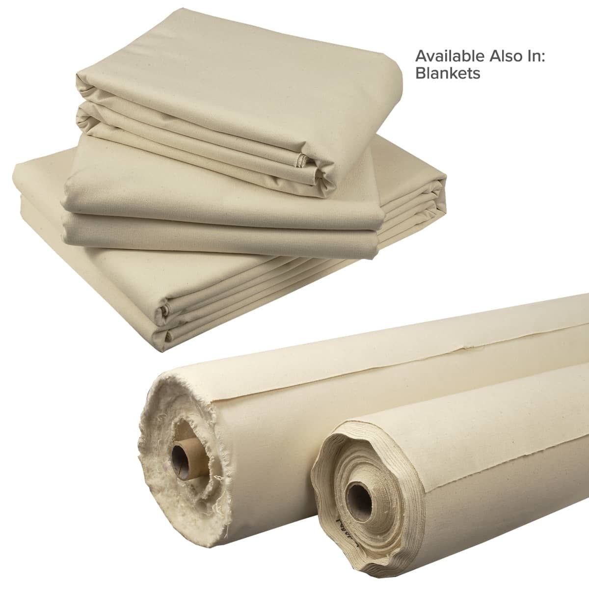 Professional Cotton Duck Canvas Rolls At An Amazing Value!, Rolls or Blankets