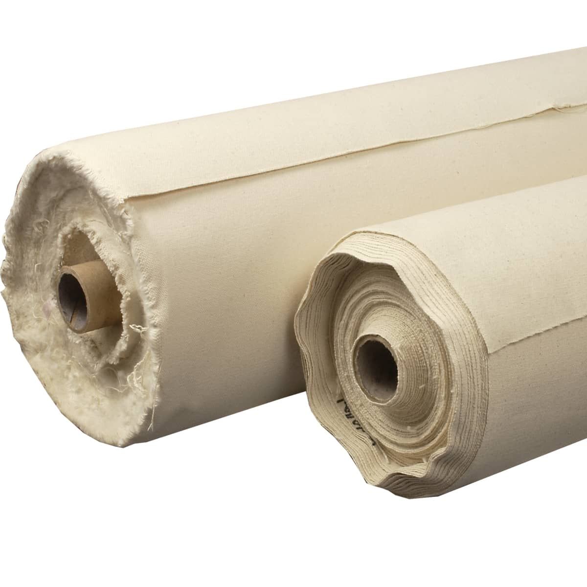 Unprimed Cotton Duck Deluxe Canvas Rolls, 30 Yard