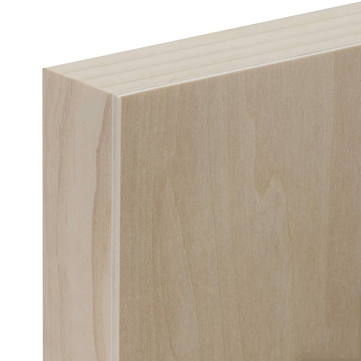 Ampersand Value Series Unprimed Basswood Panel 11/2" Cradle 24" x 24