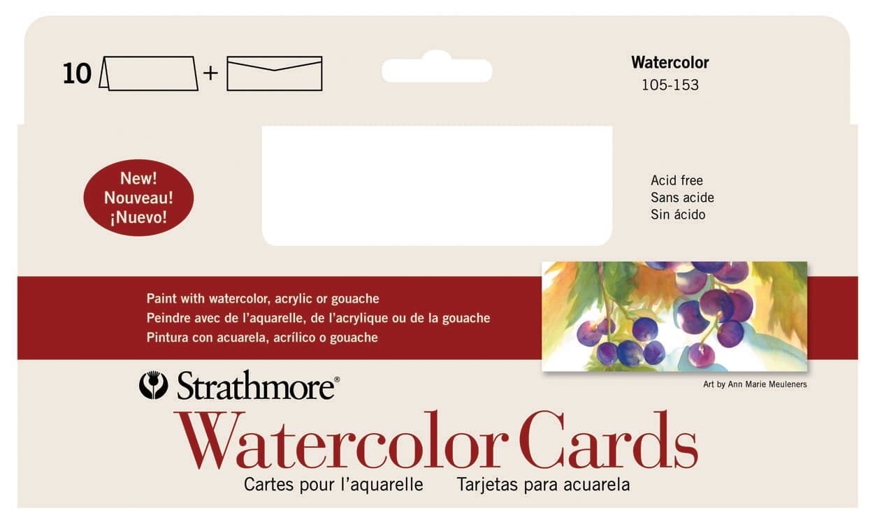 Strathmore Blank Watercolor Greeting Cards