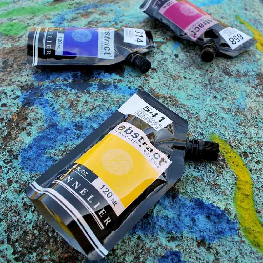 Sennelier Abstract Acrylic Paints in 120 ml pouches