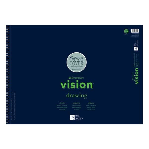 Strathmore Vision Drawing 18x24 In Pad Wire Bound - Medium Surface - 35 Sheets