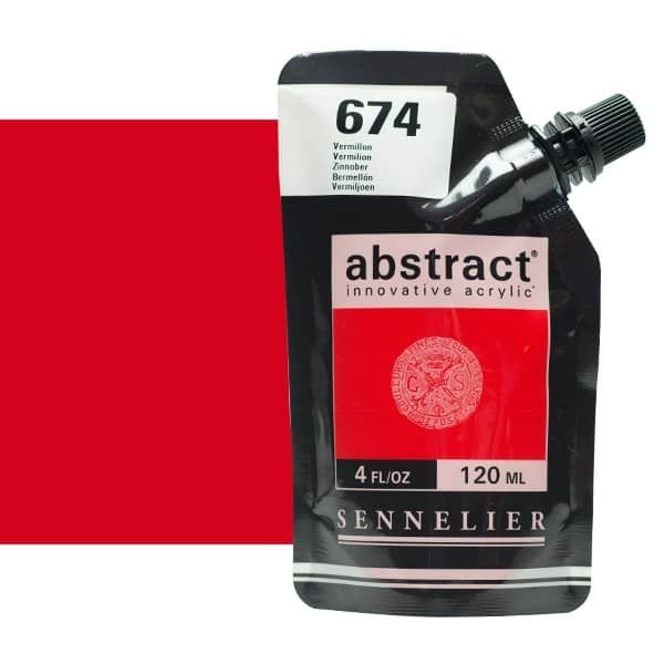 Sennelier Abstract Acrylic 120ml Vermillion 