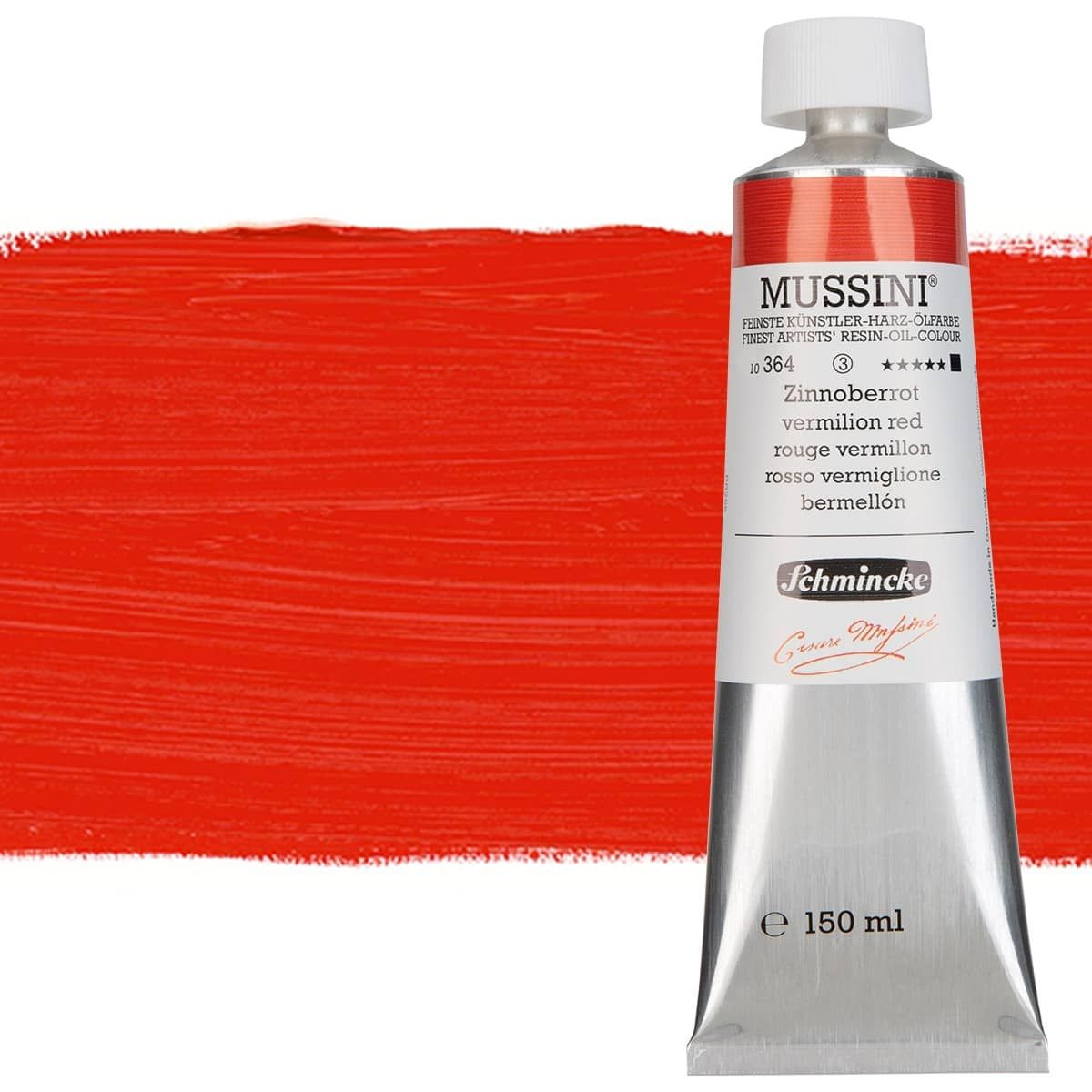 Schmincke Mussini Oil Color 150 ml Vermilion Red