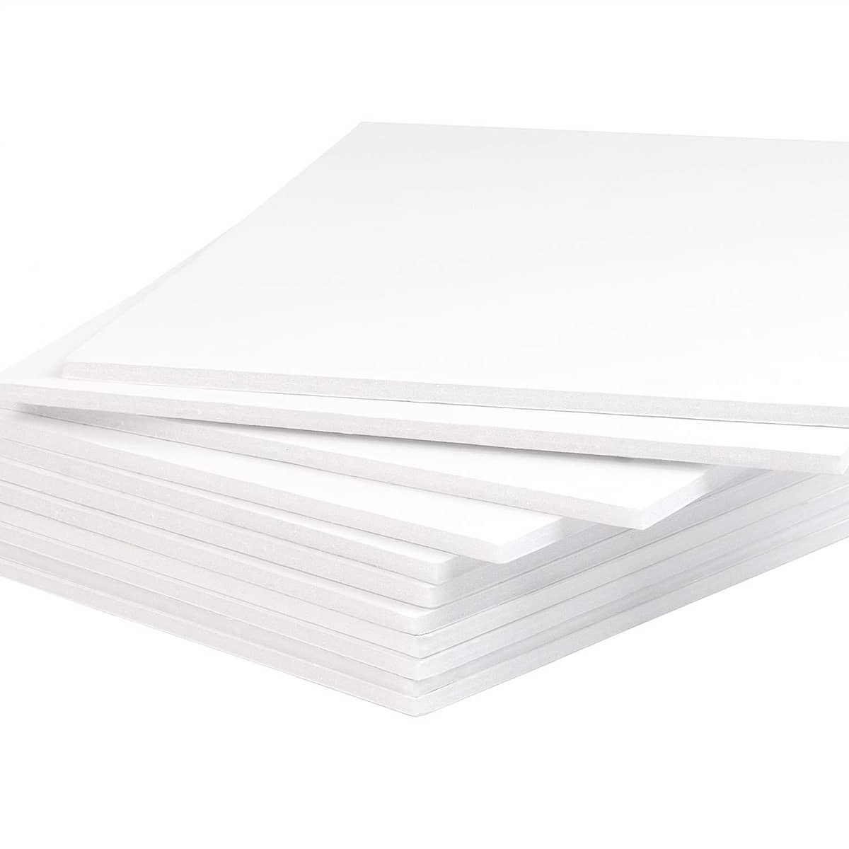 Viewpoint Acid-Free White Foam Backing 9x12", 1/8" Thick 5 Pack