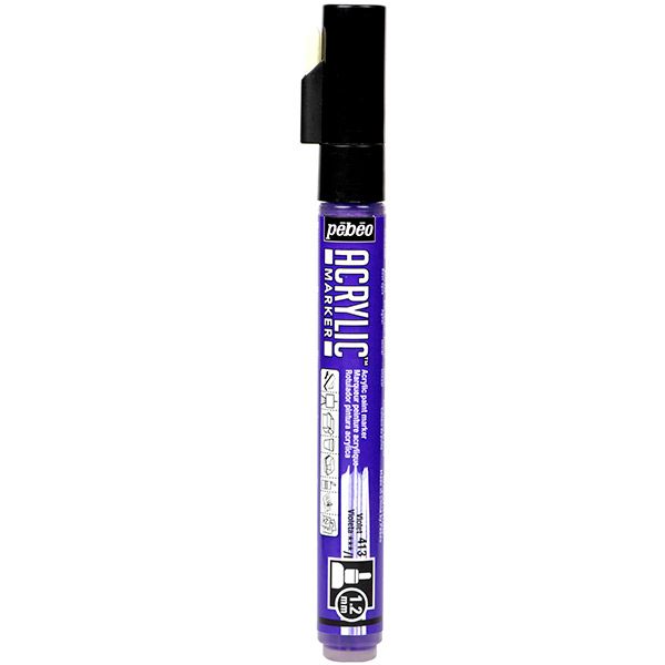 Pebeo Acrylic Marker 1.2mm - Violet