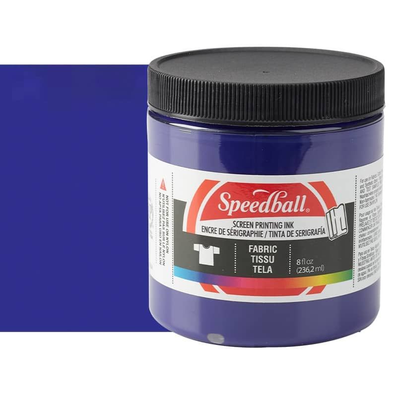 Printmaking Ink Violet Color Speedball Fabric Screen Printing Ink 8 oz Jar - Violet | Jerry's Artarama