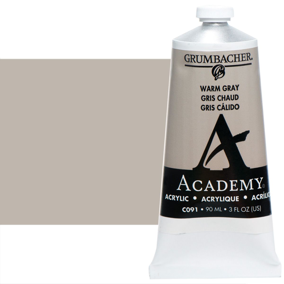 Grumbacher Academy Acrylics Warm Grey 90 ml