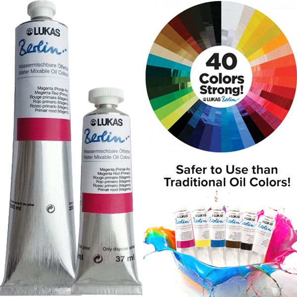LUKAS Berlin Water-Mixable Oil Paints