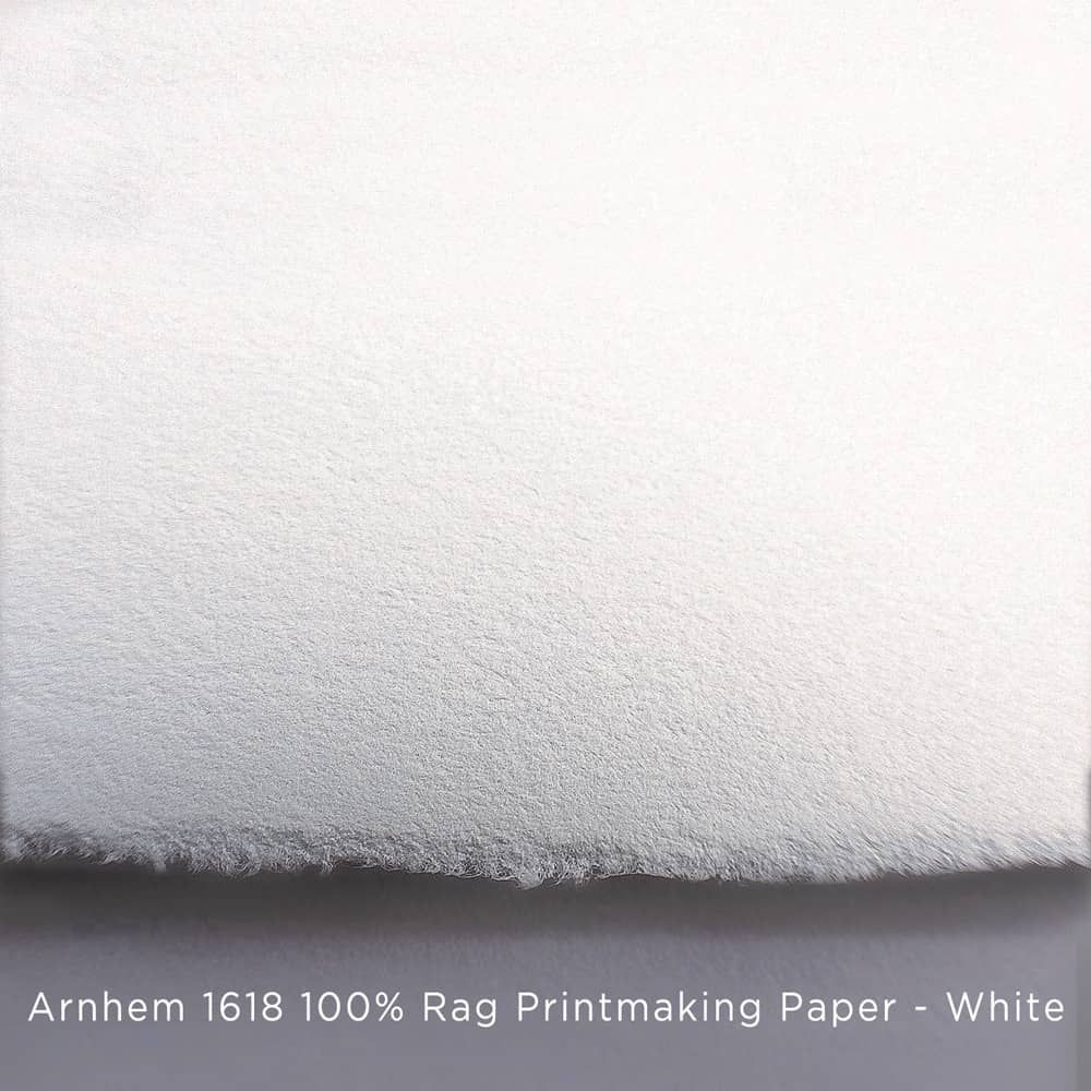 Arhnem 1618 Printmaking Paper<br>245 GsmWhite, 50” x 150 yd Roll