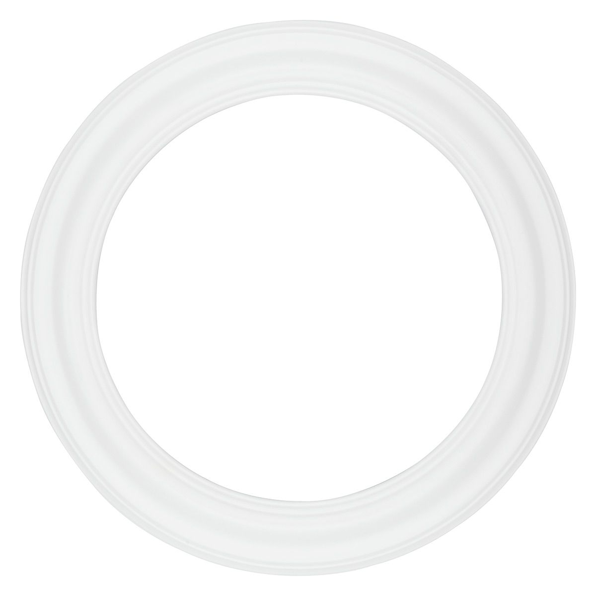 Ambiance Round Frame - White, 20" Diameter