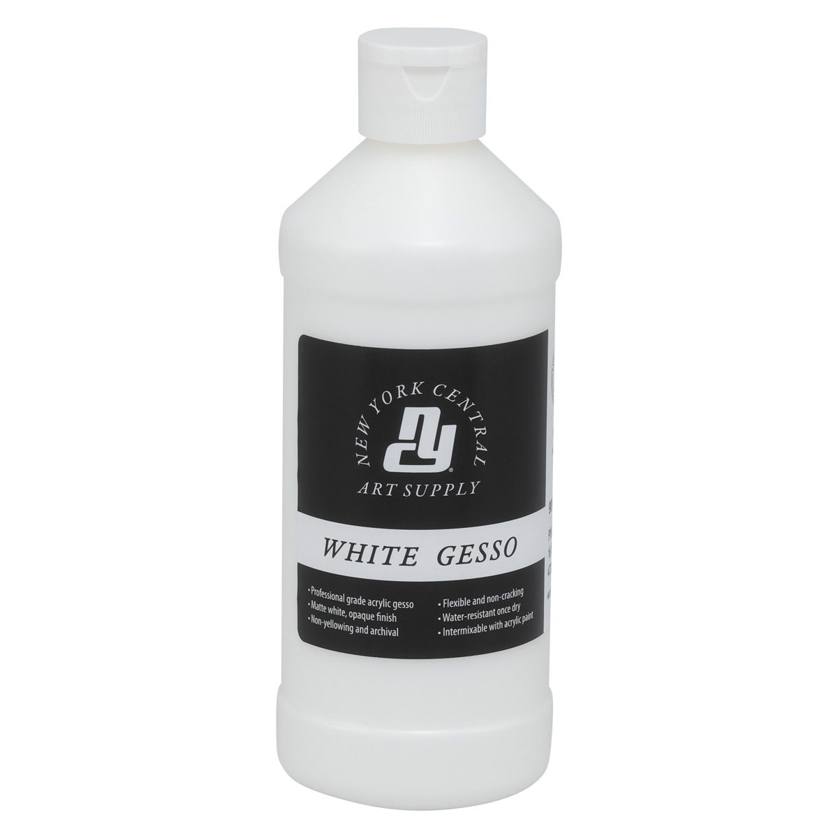 Acrylic Gesso (White) Water Base Non-Toxic Universal Gesso