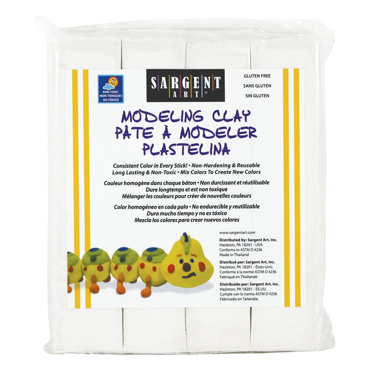 Non-Hardening Modeling Clay - White