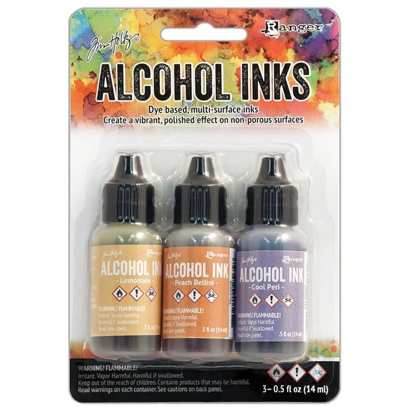3Pk Holtz Alcohol Ink 1/2oz Wildflowers Color Kit 