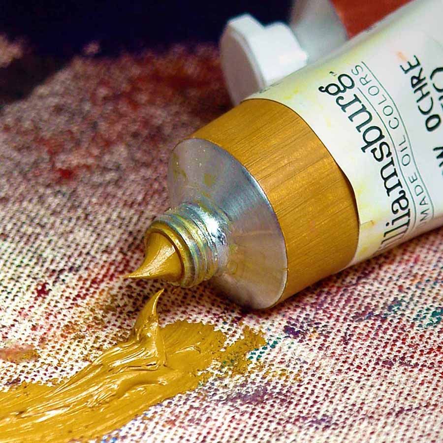 Williamsburg Oil Color, Yellow Ochre Domestic, 237ml Can | Jerry's Artarama