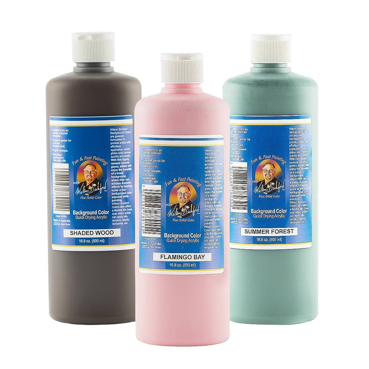 Background Colors - a Gesso formulated to provide artists with fast drying, beautiful, toned backgrounds