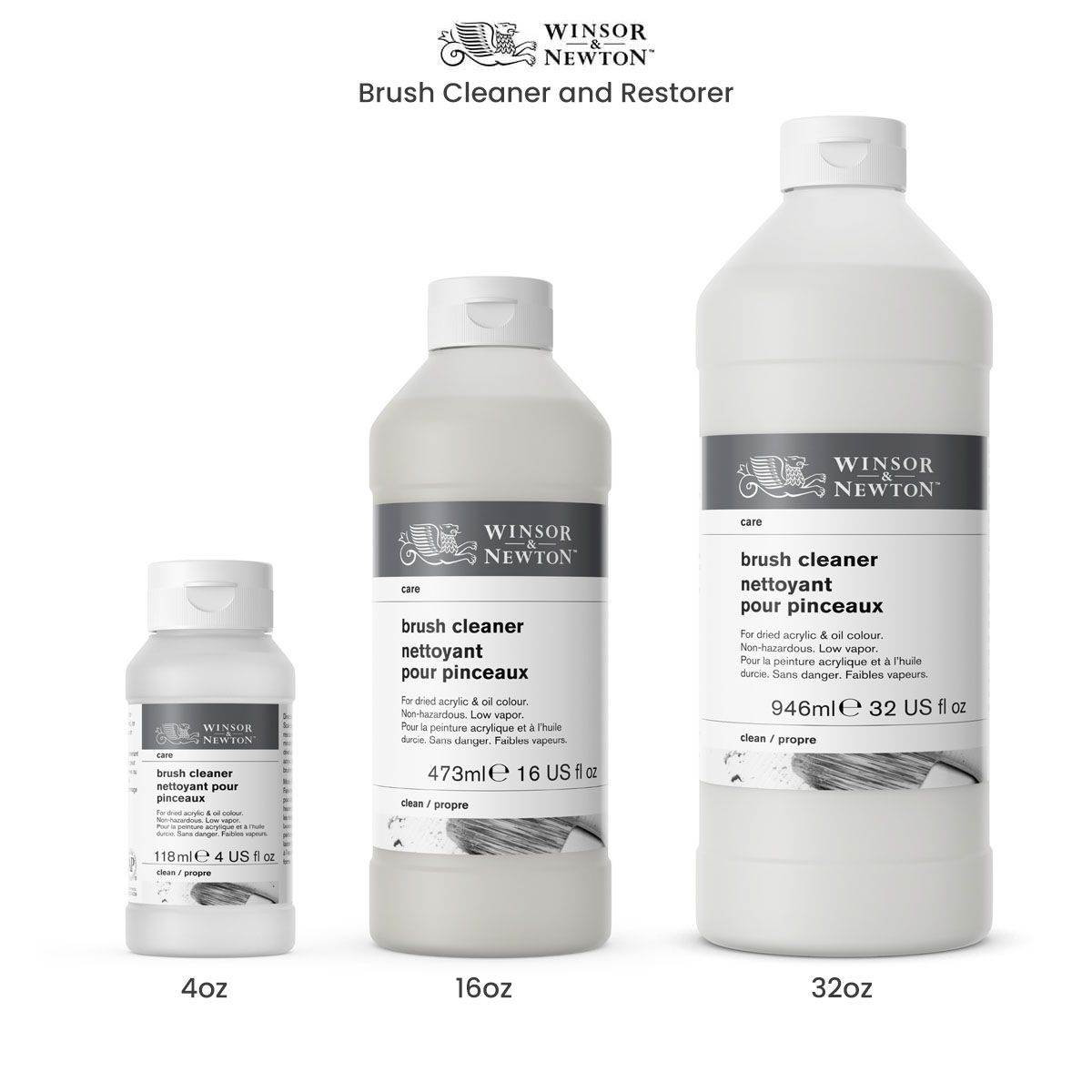 Winsor & Newton Brush Cleaner - 16 oz