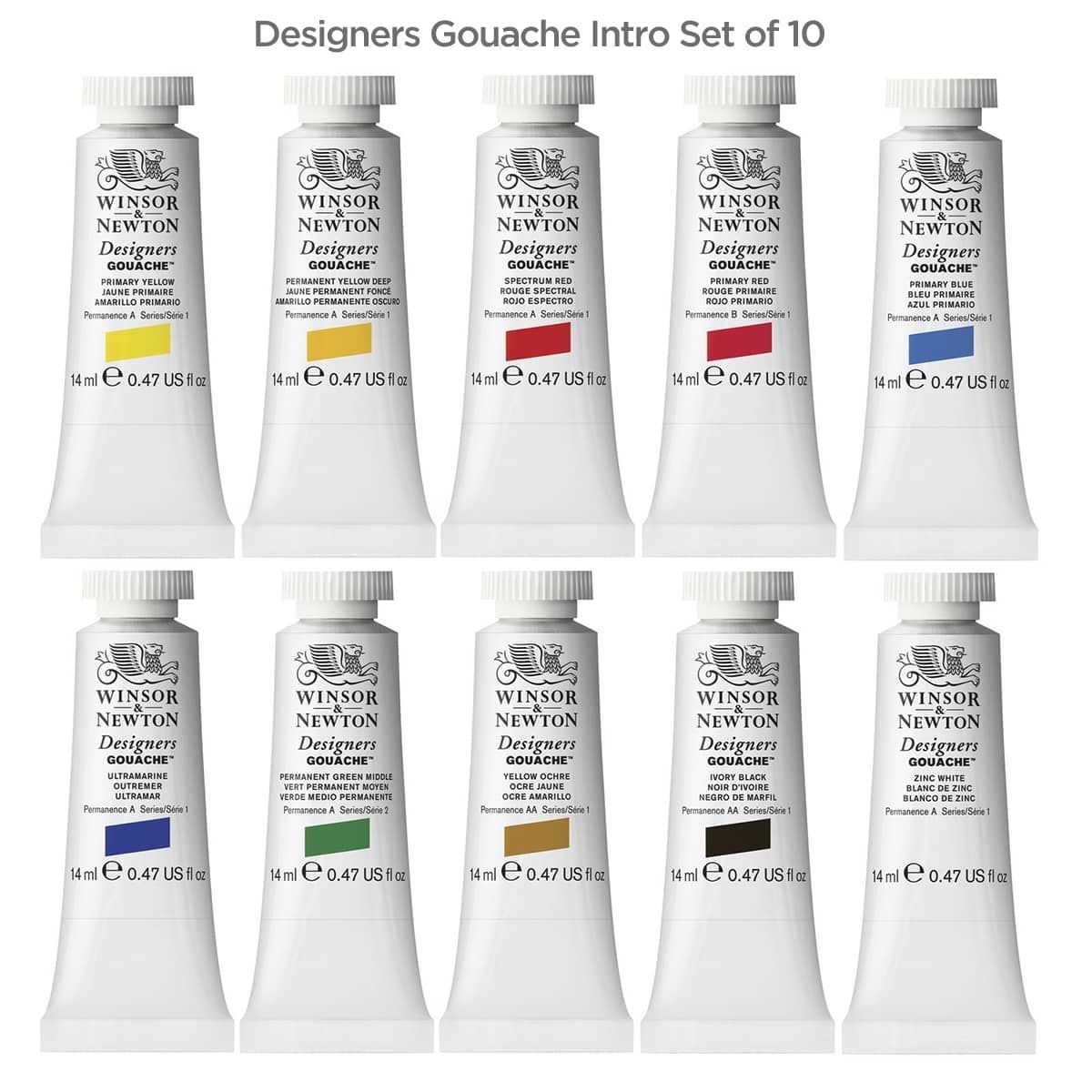 Winsor & Newton Designers Introductory Set of 10