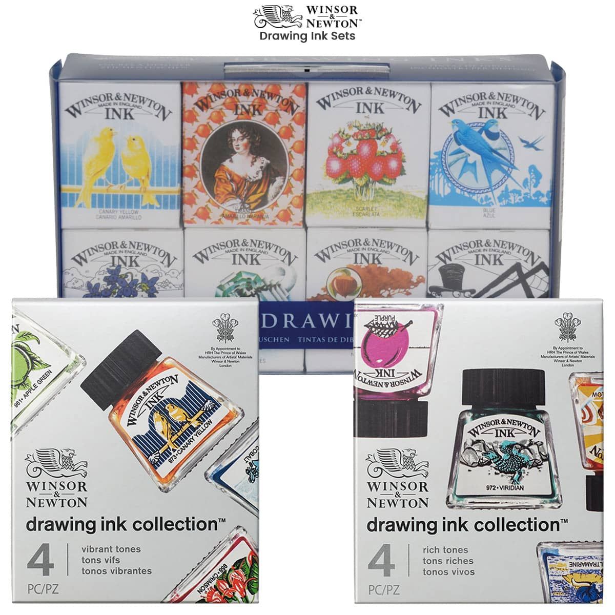 Winsor Newton Drawing Ink Sets