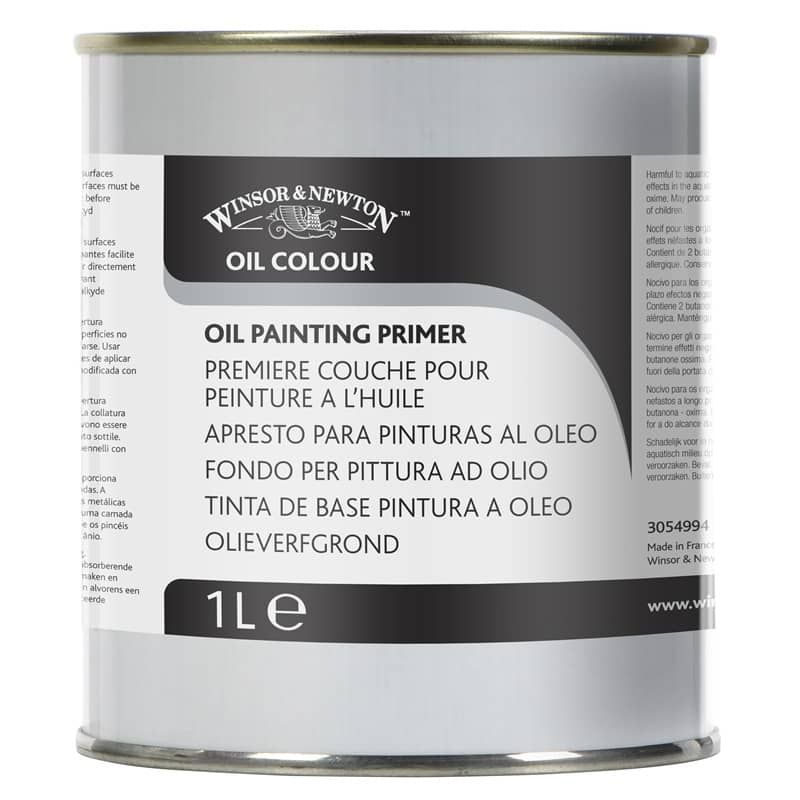 Oil Painting Primer, 1 Liter (1000ml Can)