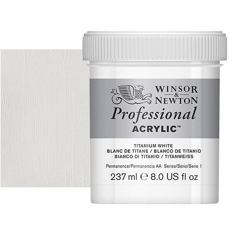 Professional Acrylic	237Ml- Titanium White